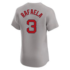 Kooe B.Red Sox #3 Ceddanne Rafaela Player Gray Road Limited Elite Home Game Stitched Jerseys