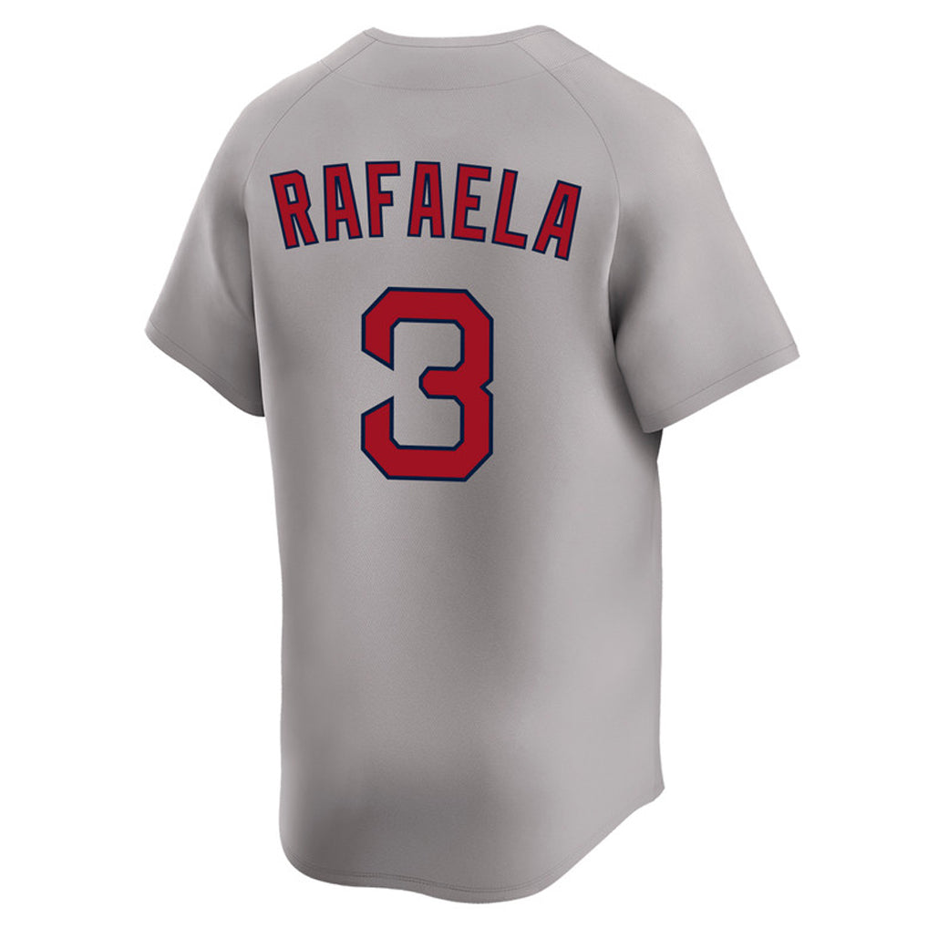 Kooe B.Red Sox #3 Ceddanne Rafaela Player Gray Road Limited Home Game Stitched Jerseys