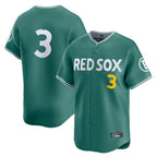 Kooe B.Red Sox #3 Ceddanne Rafaela Player Green City Connect Limited Home Game Stitched Jersey