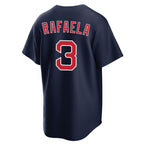 Kooe B.Red Sox #3 Ceddanne Rafaela Player Navy Home Game Stitched Jerseys