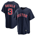 Kooe B.Red Sox #3 Ceddanne Rafaela Player Navy Home Game Stitched Jersey