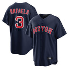 Kooe B.Red Sox #3 Ceddanne Rafaela Player Navy Home Game Stitched Jersey