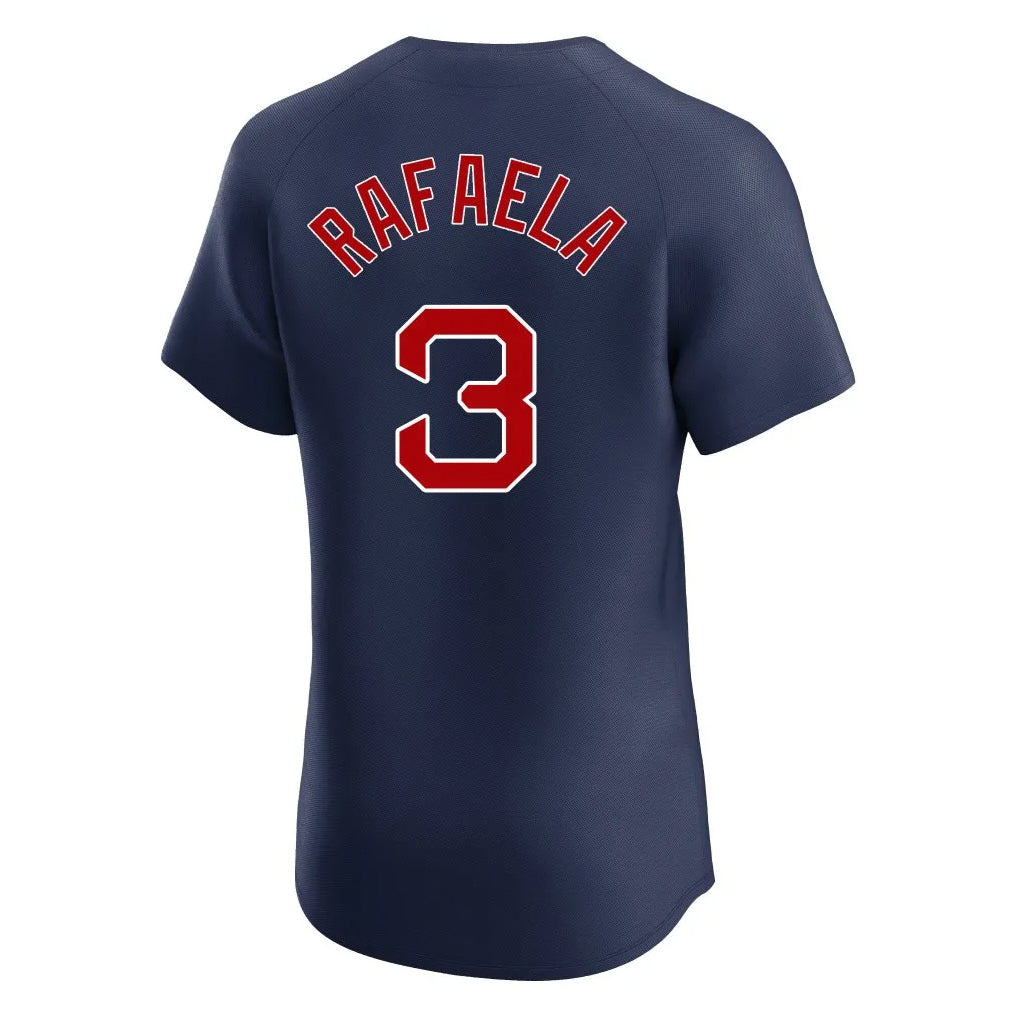 Kooe B.Red Sox #3 Ceddanne Rafaela Player Navy Limited Elite Home Game Stitched Jerseys