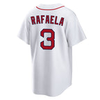 Kooe B.Red Sox #3 Ceddanne Rafaela Player White Home Game Stitched Jerseys