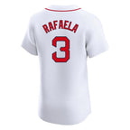 Kooe B.Red Sox #3 Ceddanne Rafaela Player White Limited Elite Home Game Stitched Jerseys