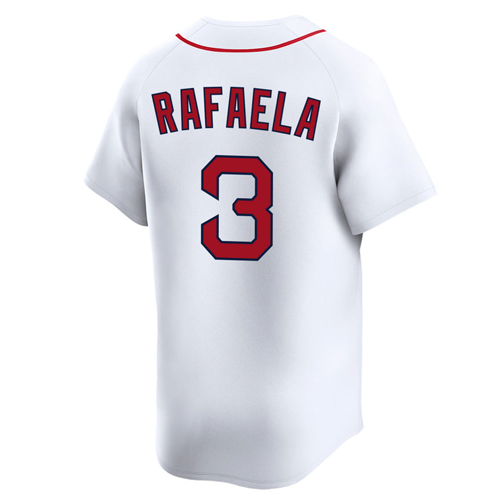 Kooe B.Red Sox #3 Ceddanne Rafaela Player White Limited Home Game Stitched Jerseys