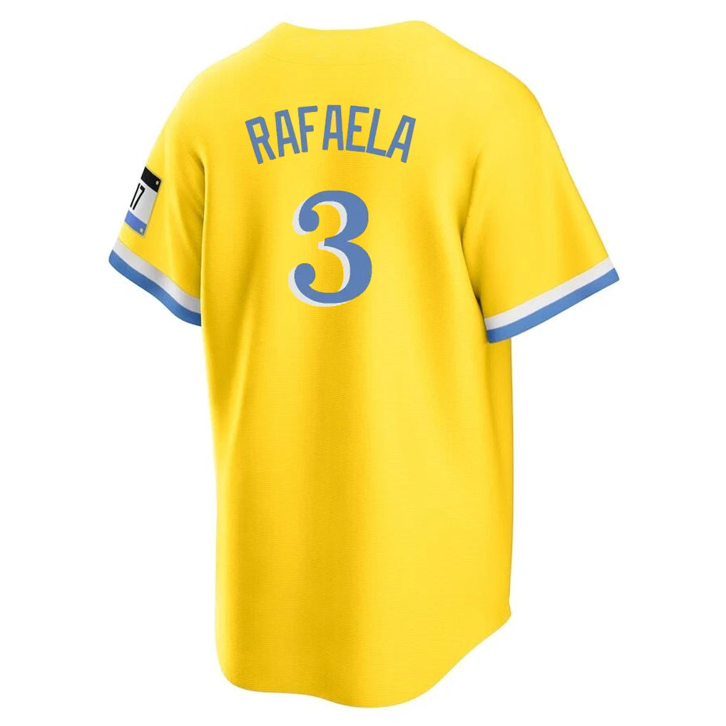 Kooe B.Red Sox #3 Ceddanne Rafaela Player Yellow Home Game Stitched Jerseys