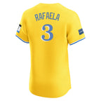 Kooe B.Red Sox #3 Ceddanne Rafaela Player Yellow Limited Elite Home Game Stitched Jerseys