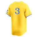 Kooe B.Red Sox #3 Ceddanne Rafaela Player Yellow Limited Home Game Stitched Jerseys
