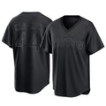Kooe B.Red Sox #44 Aroldis Chapman Player Black T-shirt Home Game Stitched Jerseys