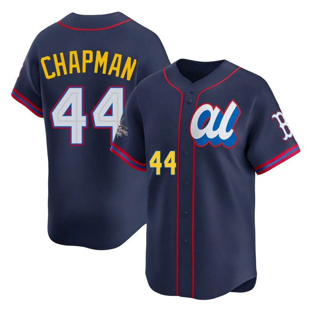 Kooe B.Red Sox #44 Aroldis Chapman Player Navy American League All-Star Edition Game Stitched Jerseys