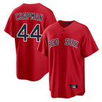 Kooe B.Red Sox #44 Aroldis Chapman Player Red Home Game Stitched Jerseys