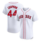 Kooe B.Red Sox #44 Aroldis Chapman Player White Limited Elite Home Game Stitched Jerseys