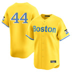 Kooe B.Red Sox #44 Aroldis Chapman Player Yellow Limited Home Game Stitched Jerseys
