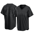 Kooe B.Red Sox #49 Tim Wakefield Player Black T-shirt Home Game Stitched Jerseys