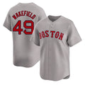 Kooe B.Red Sox #49 Tim Wakefield Player Gray Road Limited Home Game Stitched Jerseys