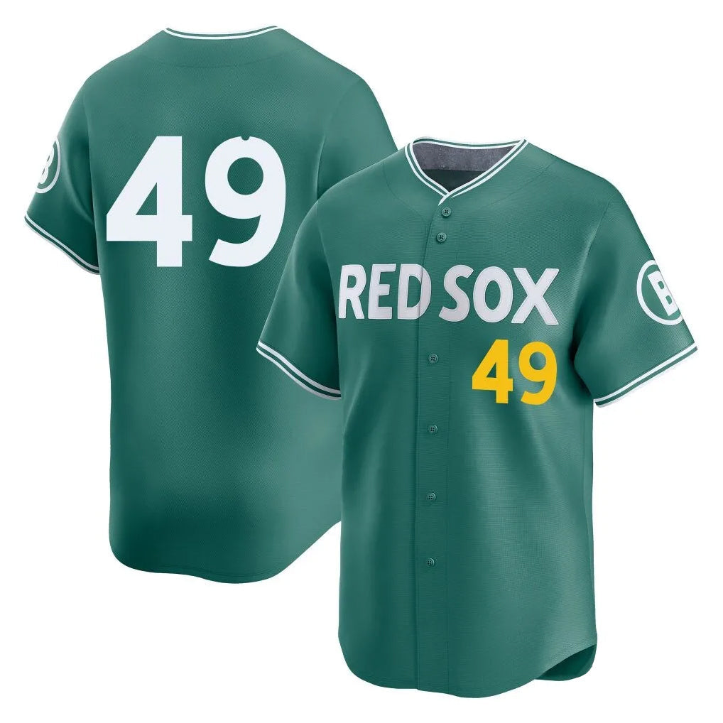 Kooe B.Red Sox #49 Tim Wakefield Player Green City Connect Limited Home Game Stitched Jerseys