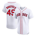 Kooe B.Red Sox #49 Tim Wakefield Player White Limited Elite Home Game Stitched Jerseys