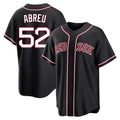 Kooe B.Red Sox #52 Wilyer Abreu Player Black Out Home Game Stitched Jerseys