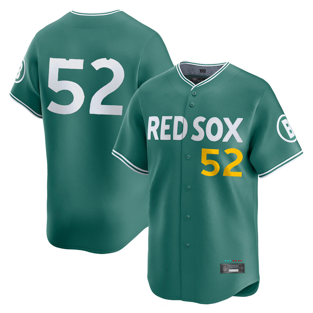 Kooe B.Red Sox #52 Wilyer Abreu Player Green City Connect Limited Home Game Stitched Jerseys