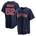 Kooe B.Red Sox #52 Wilyer Abreu Player Navy Home Game Stitched Jerseys