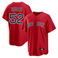 Kooe B.Red Sox #52 Wilyer Abreu Player Red Home Game Stitched Jerseys