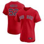 Kooe B.Red Sox #52 Wilyer Abreu Player Red Limited Elite Home Game Stitched Jerseys