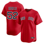 Kooe B.Red Sox #52 Wilyer Abreu Player Red Limited Home Game Stitched Jerseys
