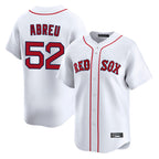 Kooe B.Red Sox #52 Wilyer Abreu Player White Limited Home Game Stitched Jerseys