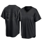 Kooe B.Red Sox #55 Ranger Su¨¢rez Player Black T-shirt Home Game Stitched Jerseys