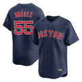 Kooe B.Red Sox #55 Ranger Su¨¢rez Player Navy Limited Home Game Stitched Jerseys