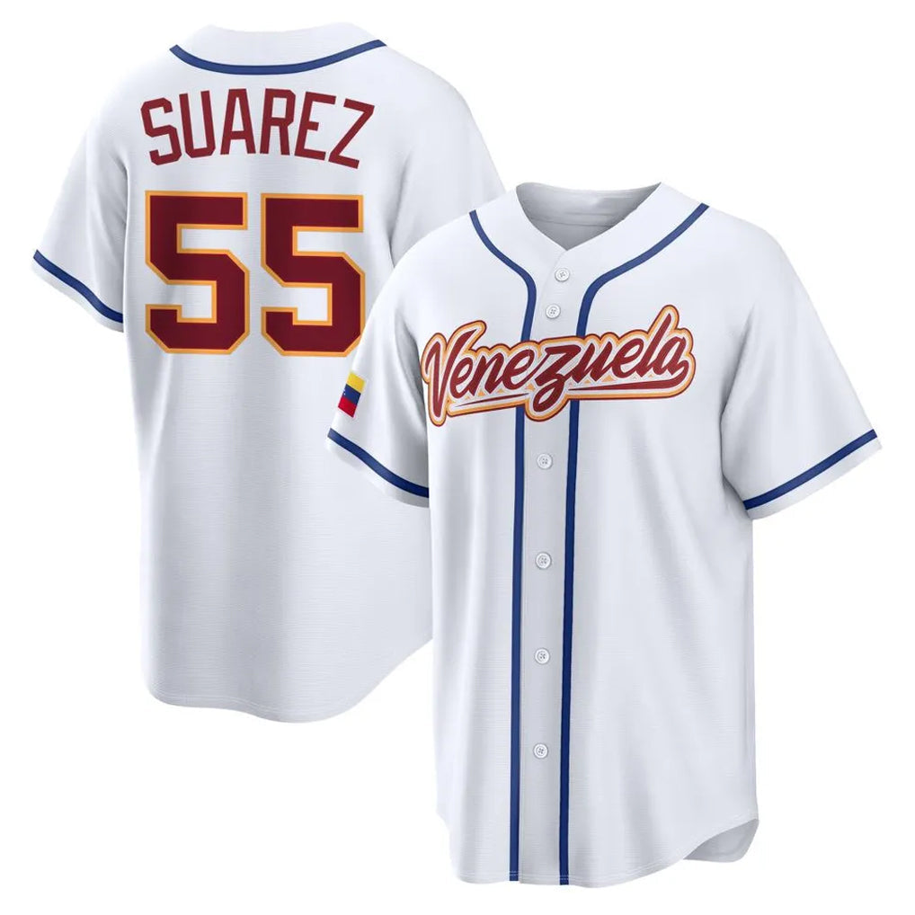 Kooe B.Red Sox #55 Ranger Su¨¢rez Player White 2026 World Classic Limited Home Game Stitched Jerseys