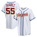 Kooe B.Red Sox #55 Ranger Su¨¢rez Player White 2026 World Classic Limited Home Game Stitched Jerseys