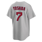 Kooe B.Red Sox #7 Masataka Yoshida Player Gray Road Home Game Stitched Jerseys