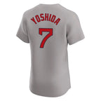 Kooe B.Red Sox #7 Masataka Yoshida Player Gray Road Limited Elite Home Game Stitched Jerseys