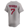 Kooe B.Red Sox #7 Masataka Yoshida Player Gray Road Limited Home Game Stitched Jerseys