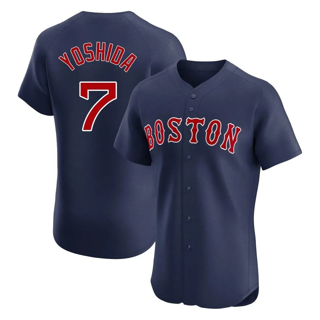 Kooe B.Red Sox #7 Masataka Yoshida Player Navy Limited Elite Home Game Stitched Jersey