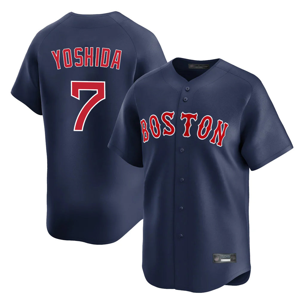Kooe B.Red Sox #7 Masataka Yoshida Player Navy Limited Home Game Stitched Jersey