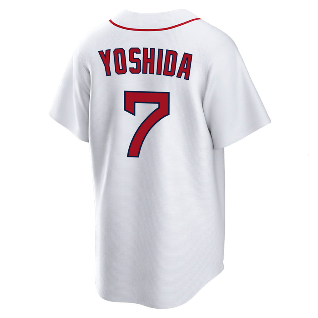 Kooe B.Red Sox #7 Masataka Yoshida Player White Home Game Stitched Jerseys