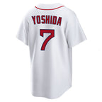 Kooe B.Red Sox #7 Masataka Yoshida Player White Home Game Stitched Jerseys