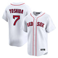 Kooe B.Red Sox #7 Masataka Yoshida Player White Limited Home Game Stitched Jersey