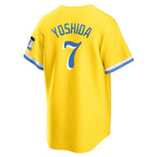 Kooe B.Red Sox #7 Masataka Yoshida Player Yellow Home Game Stitched Jerseys