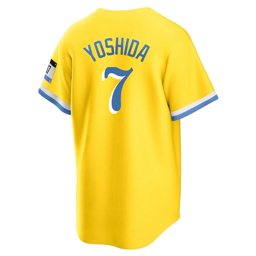 Kooe B.Red Sox #7 Masataka Yoshida Player Yellow Home Game Stitched Jerseys