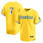 Kooe B.Red Sox #7 Masataka Yoshida Player Yellow Limited Home Game Stitched Jersey