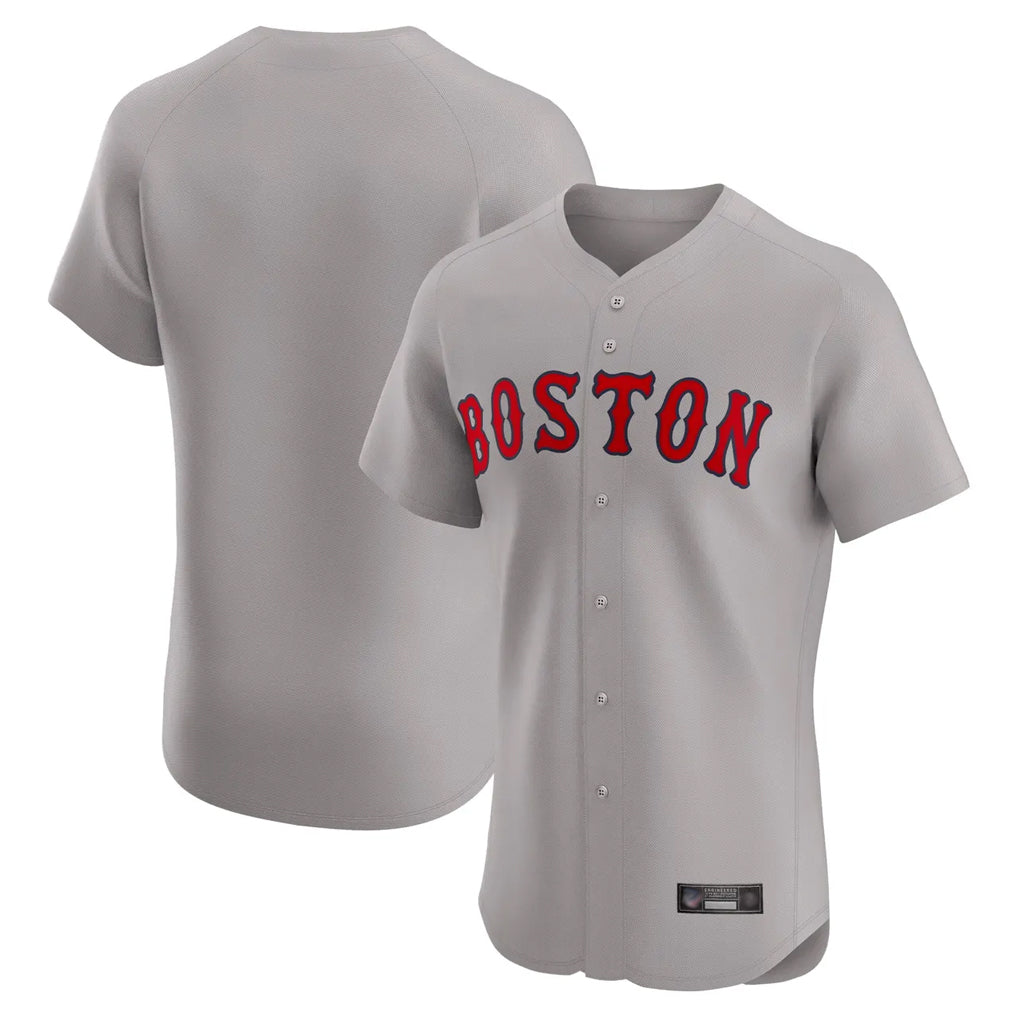 Kooe B.Red Sox Blank Player Gray Road Limited Elite Home Game Stitched Jerseys