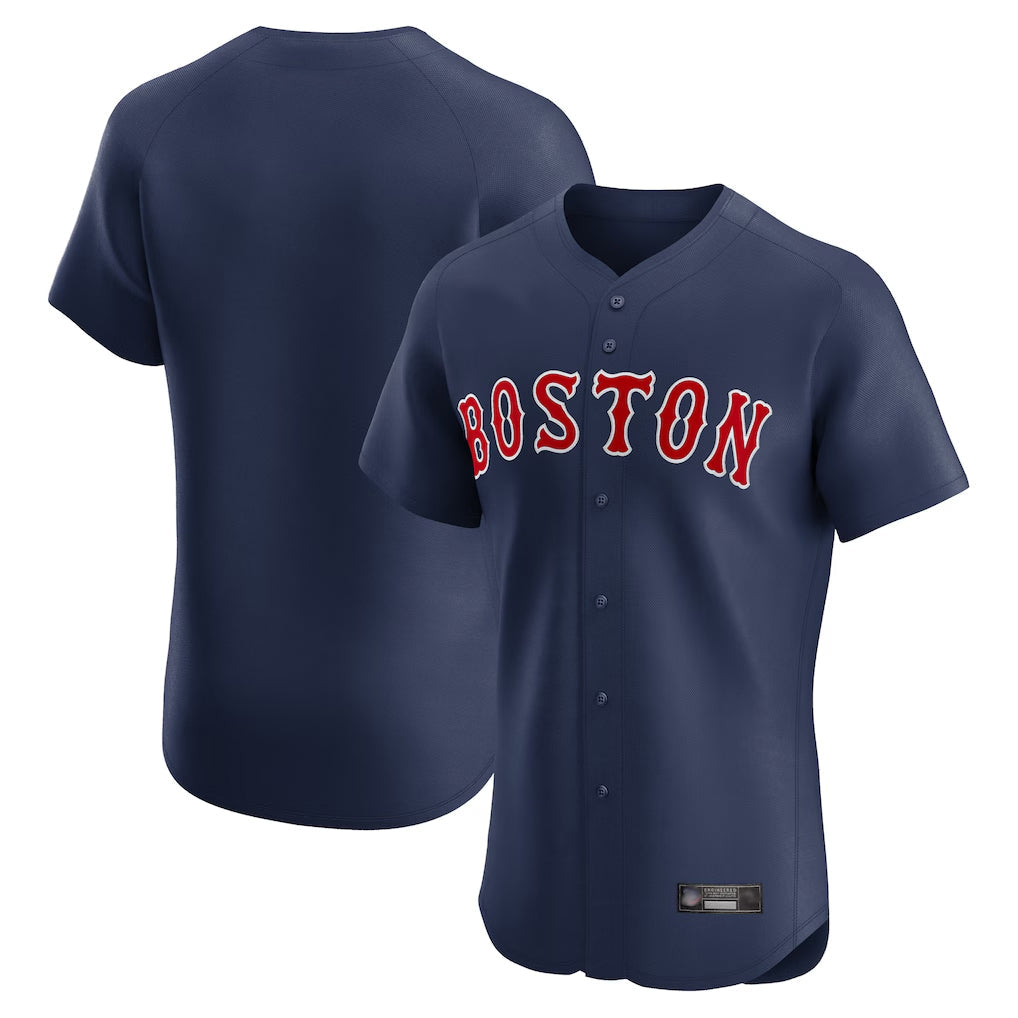 Kooe B.Red Sox Blank Player Navy Limited Elite Home Game Stitched Jerseys