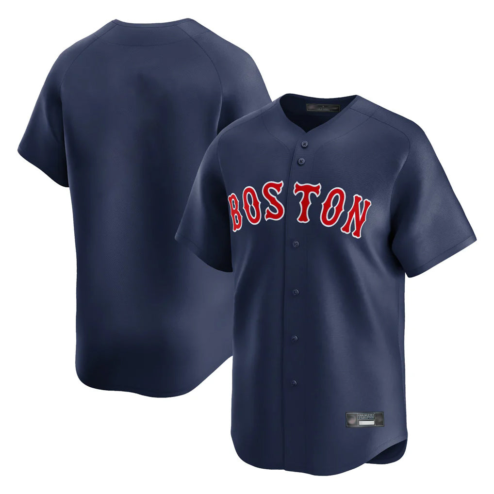 Kooe B.Red Sox Blank Player Navy Limited Home Game Stitched Jerseys