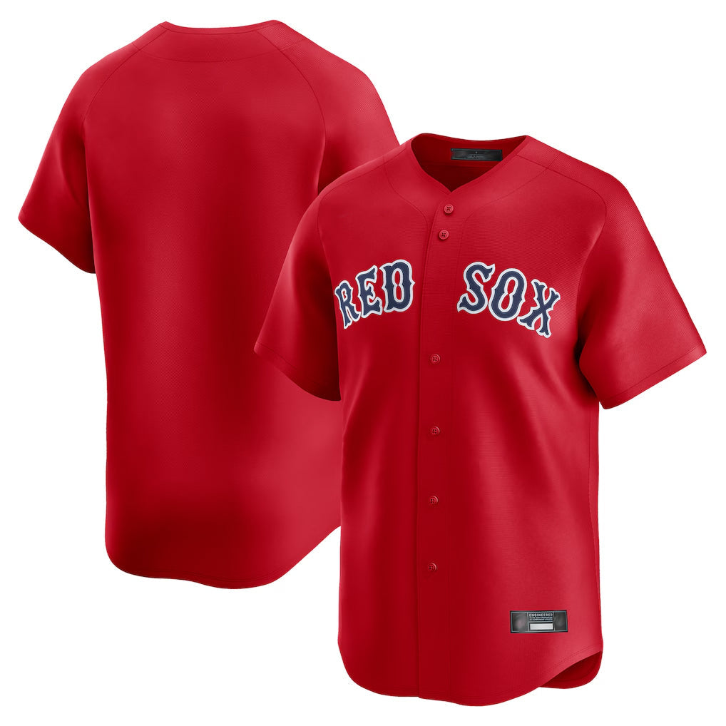 Kooe B.Red Sox Blank Player Red Limited Home Game Stitched Jerseys