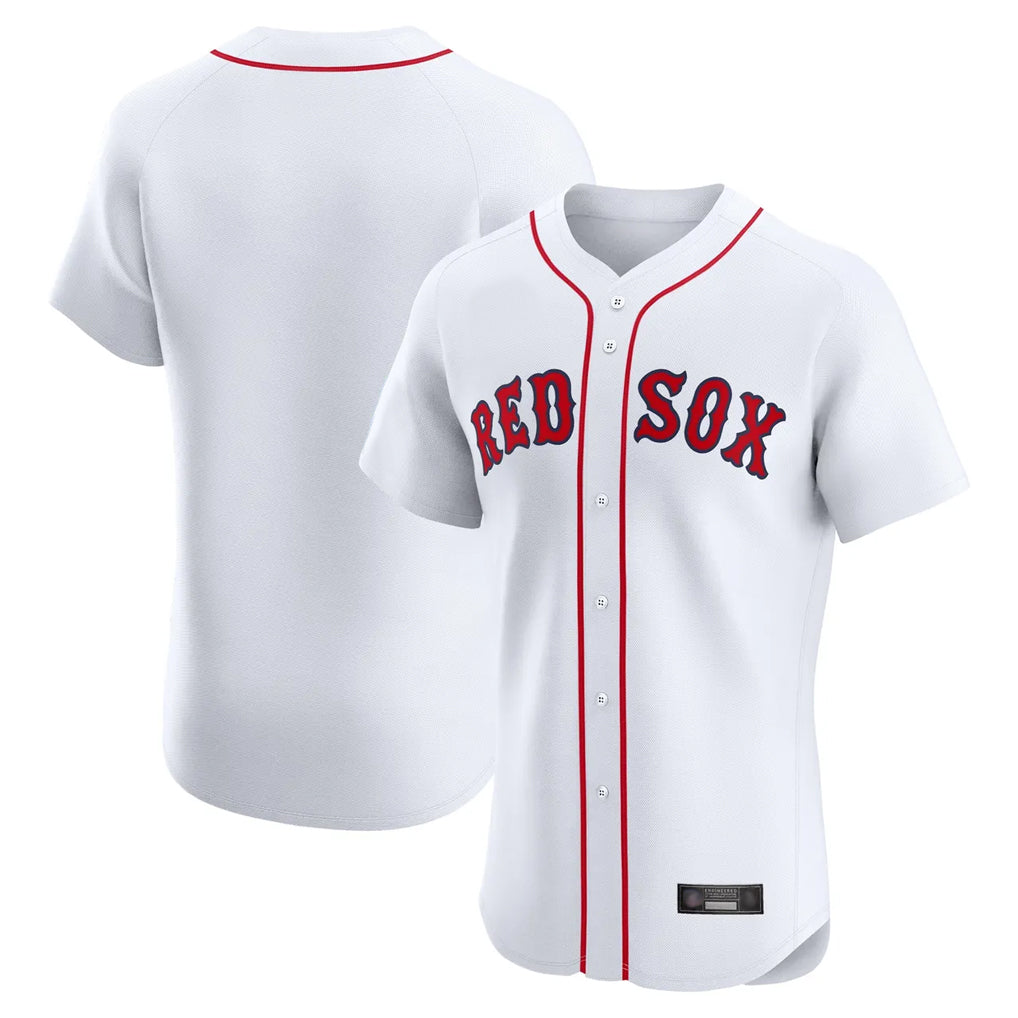 Kooe B.Red Sox Blank Player White Limited Elite Home Game Stitched Jerseys