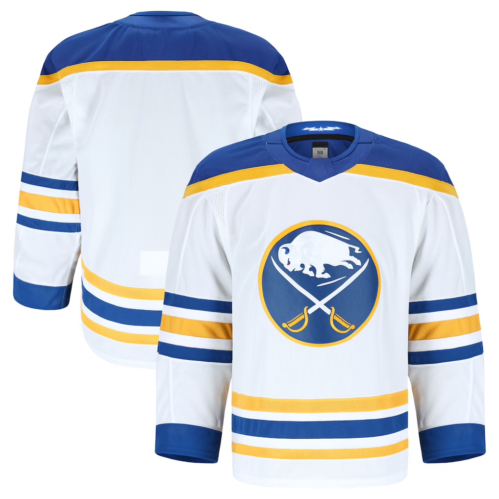 Kooe B.Sabres White Away Authentic Pro Stitched Jerseys